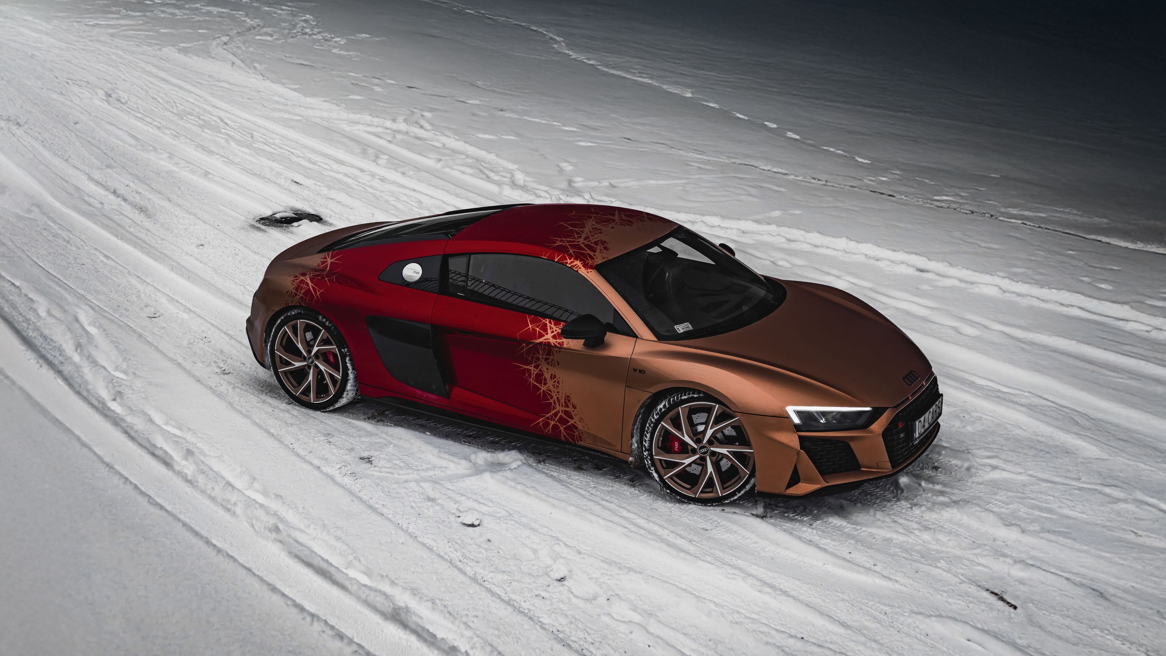 3840x2160 Audi R8 In Snow Wallpaper, HD Cars Wallpaper, 4k Wallpaper, Image, Background, Photos and Picture