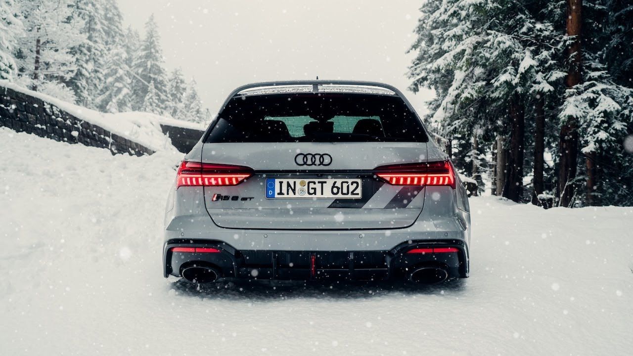 1280x720 Audi RS6 GT Loves The Snow!
