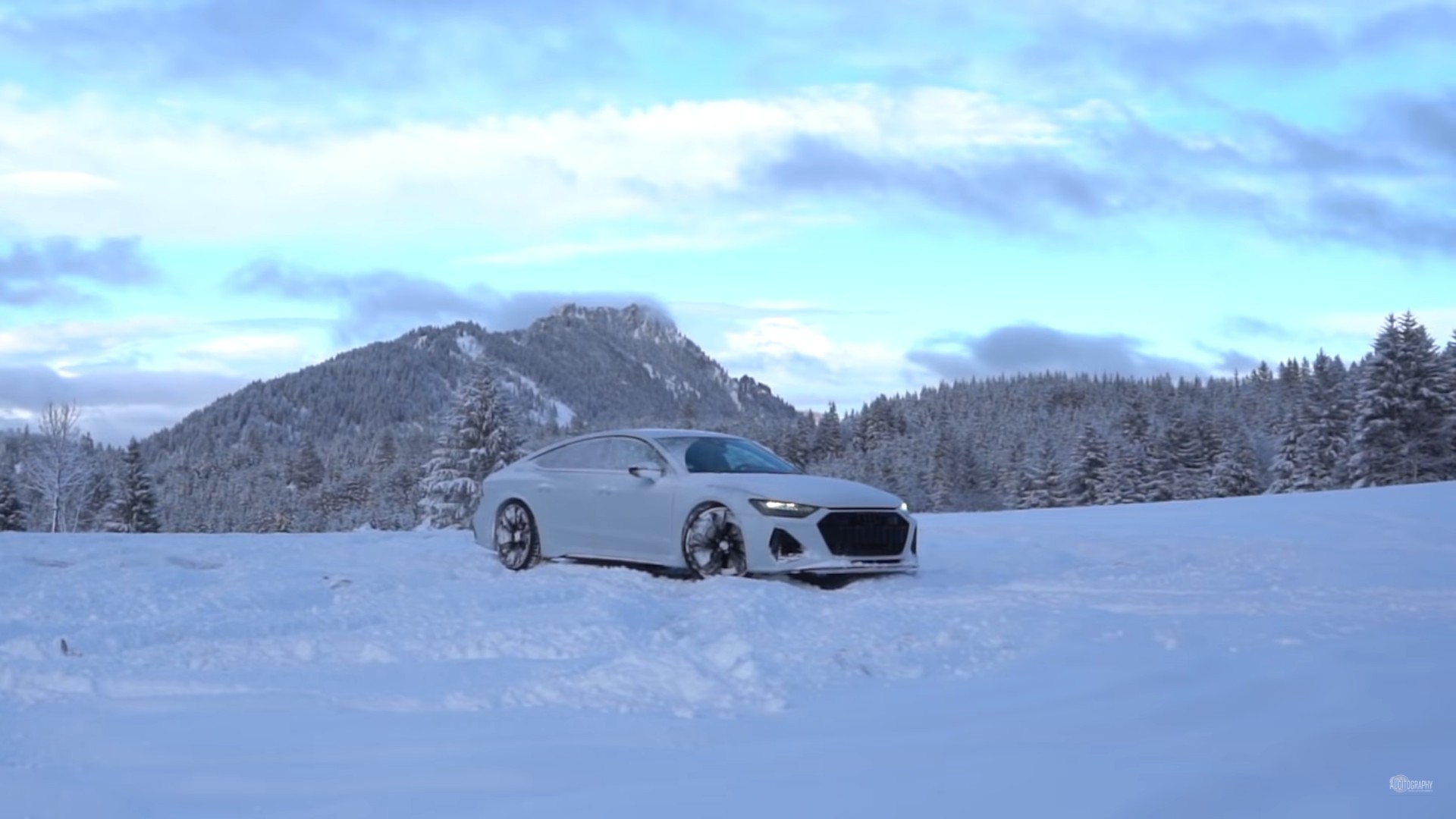 1920x1080 Watch Audi's 2021 RS7 Dance and Sing in the Winter Wonderland of Austria's Tyrol