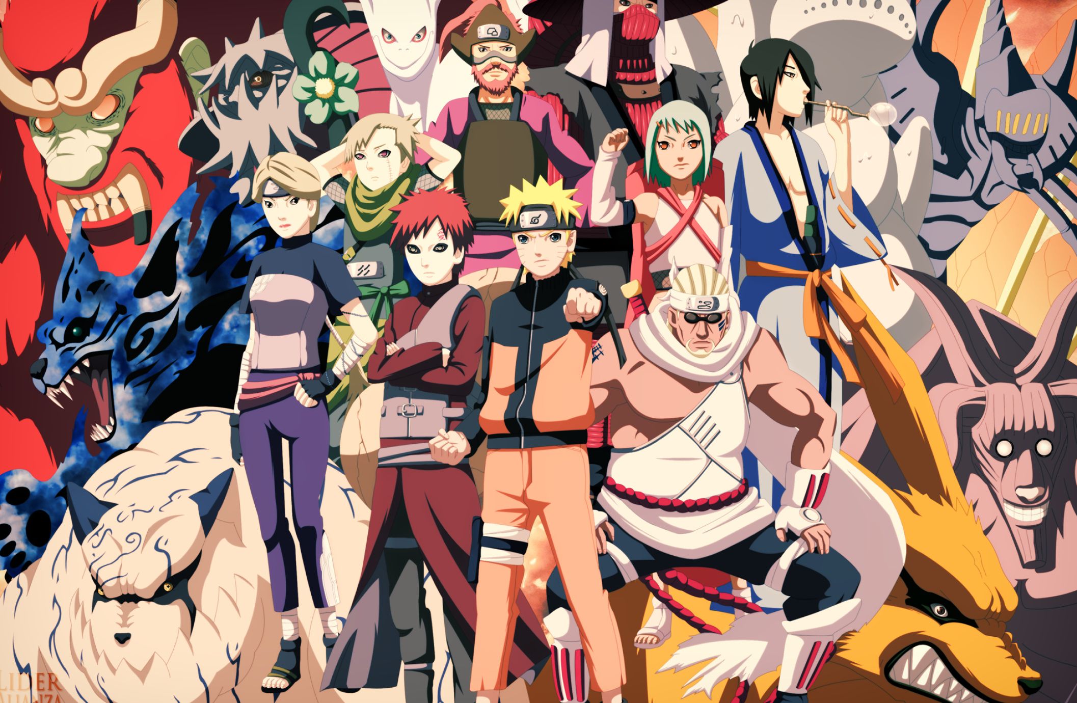 2114x1380 Matatabi (Naruto) Wallpaper