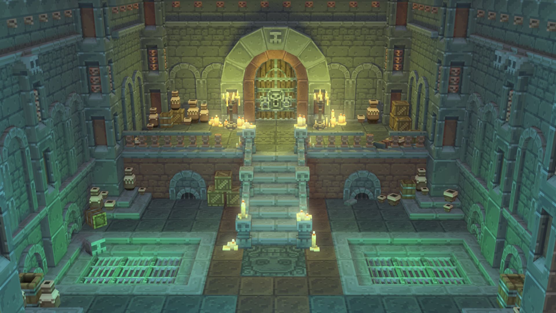 1920x1080 Low Poly 3D Pixel Dungeon Set (4). Image - Behance