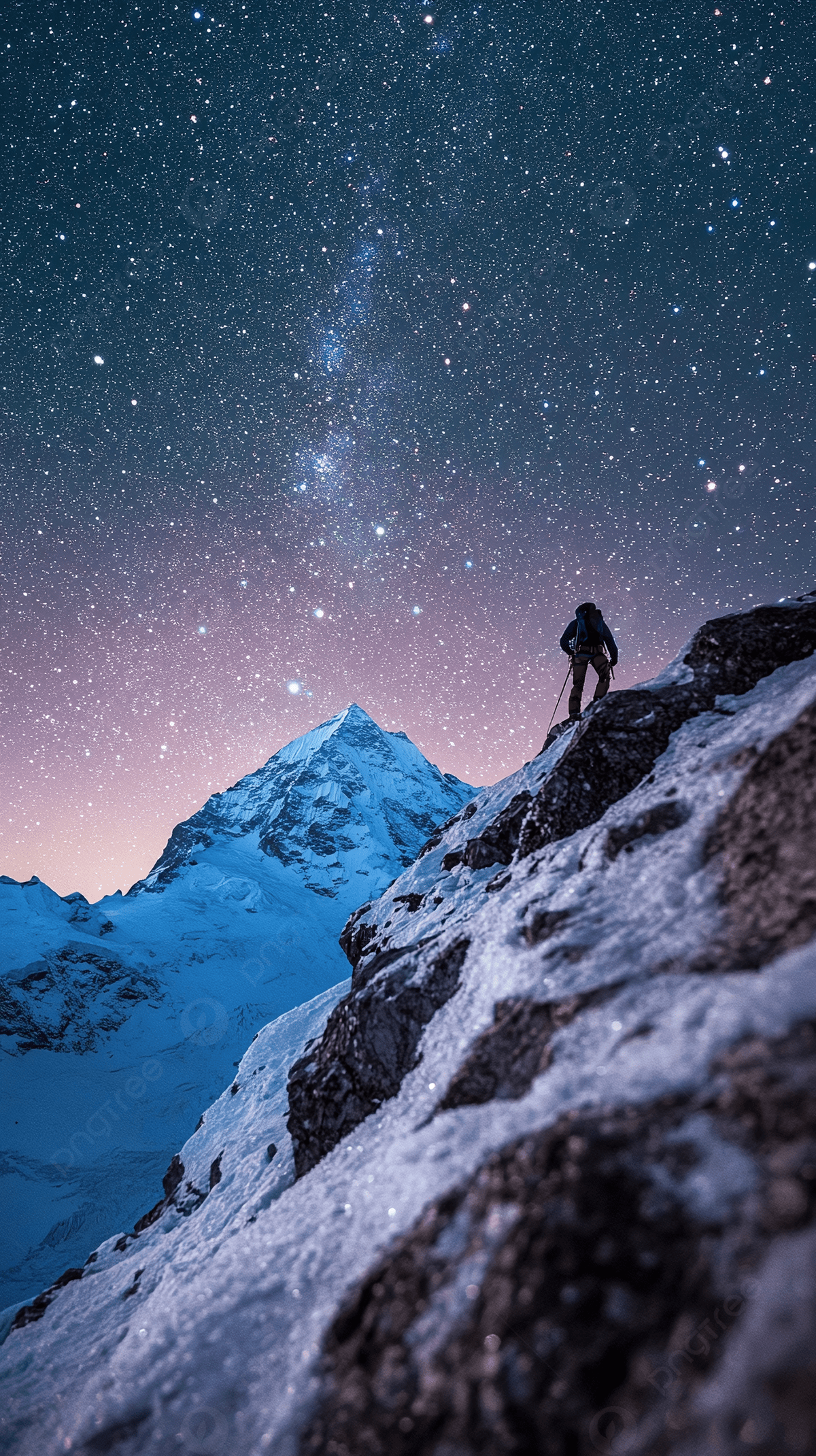 1200x2141 Wallpaper Wallpaper Pendakian Pendaki Gunung Yang Sendirian Untuk Smartphone Latar belakang Gambar Untuk Download Gratis