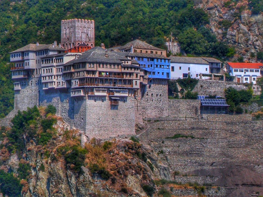 1024x768 the Holy Mountain (Mount Athos). Chalkidiki La hermosa de t