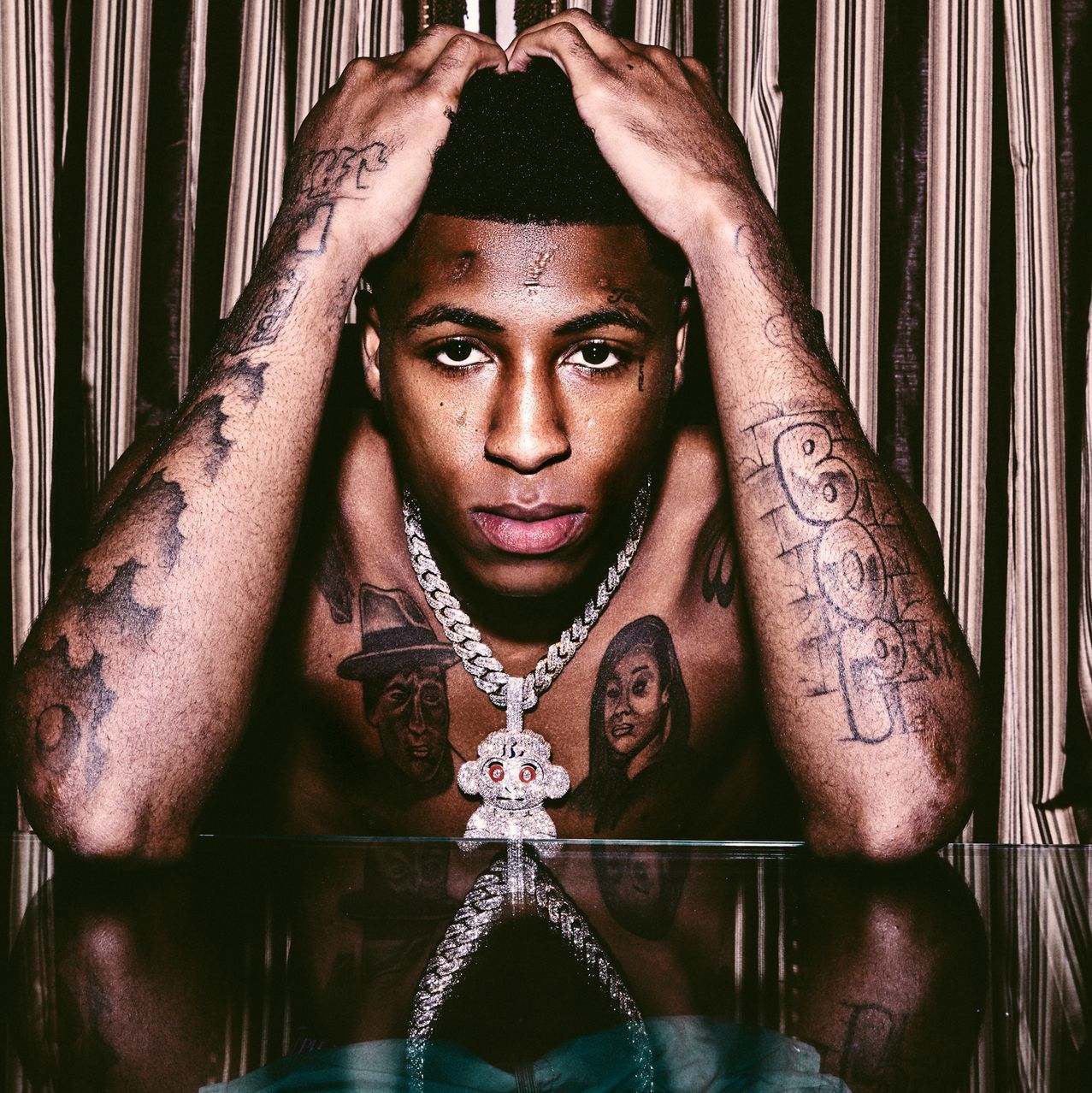 1277x1278 YoungBoy Never Broke Again Lil Top Wallpaper