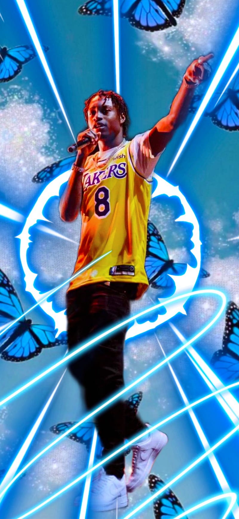 800x1733 HD lil tjay wallpaper