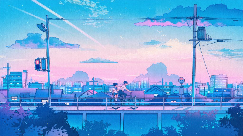 1024x576 i think i'm falling for you [Whisper of the Heart] (3840x2160) Post: #wallpaper #anime #animewallpaper