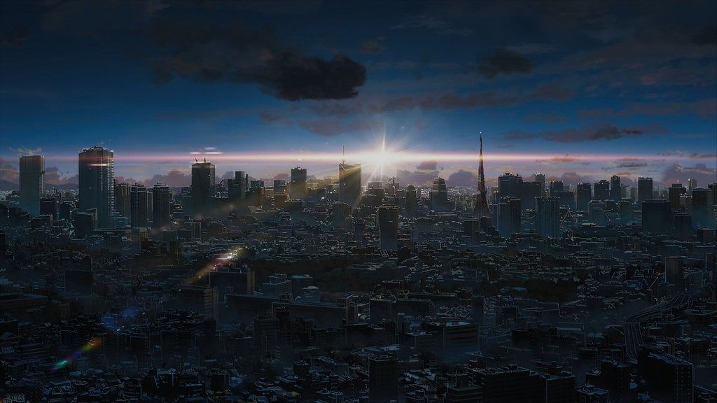 1024x576 Here Are 100x 15360 X 8640 Anime Wallpaper Taken Directly From The HDR Blu Ray Of The Movies Your Name And The Garden Of Words. I Have Filtered, Color Corrected, And Upscaled