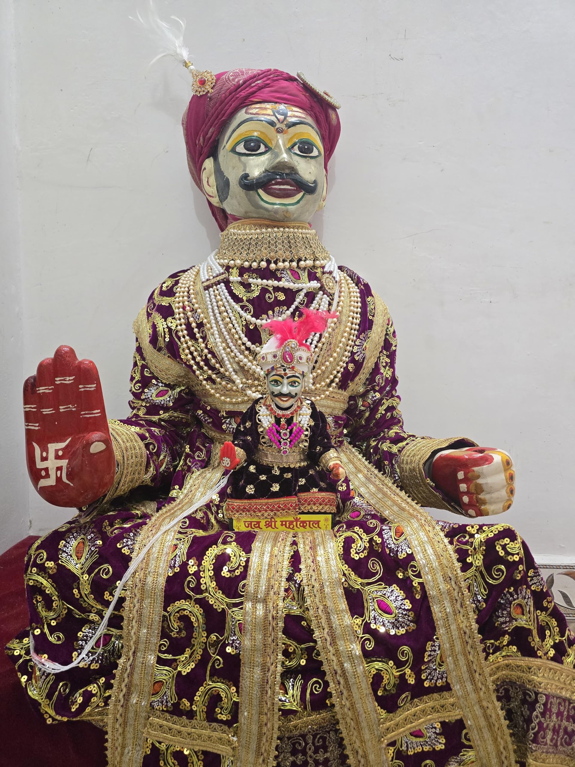 1920x2560 Baba Mahakal Maharaj Decorative Murti Ujjain Sahi Sawari Statue