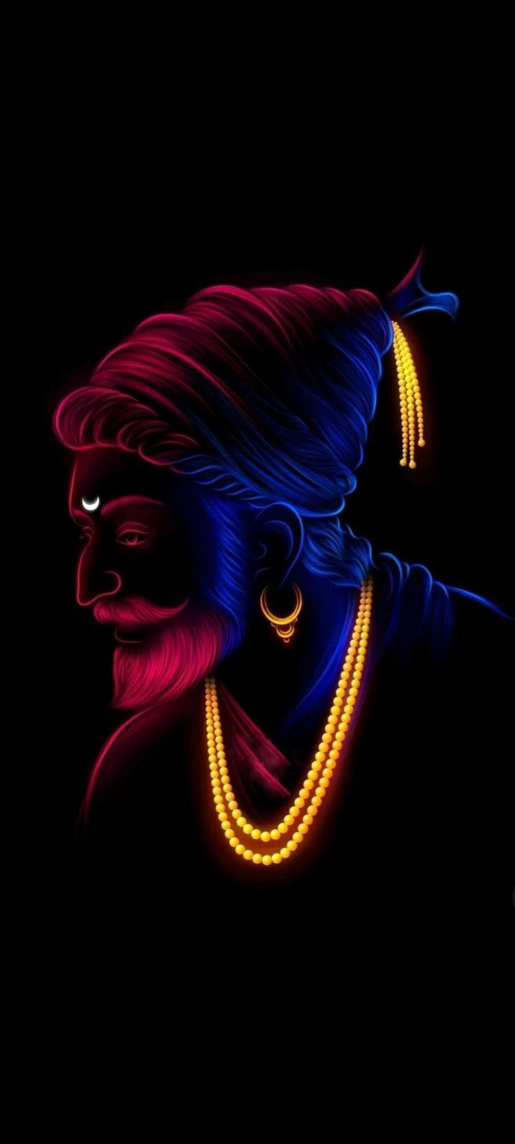 736x1635 Shivaji Maharaj Mobile Walls