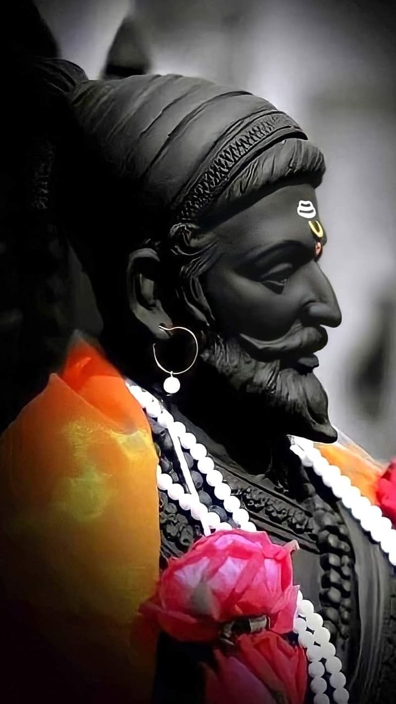 800x1422 Shivaji Maharaj, Side Look, shivaji maharaj side look, ruler, warrior, maratha empire, HD phone wallpaper