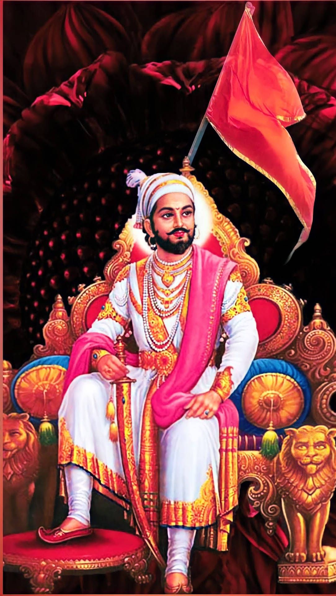 1084x1920 Chhatrapati Shivaji Maharaj In Fancy Dress Wallpaper