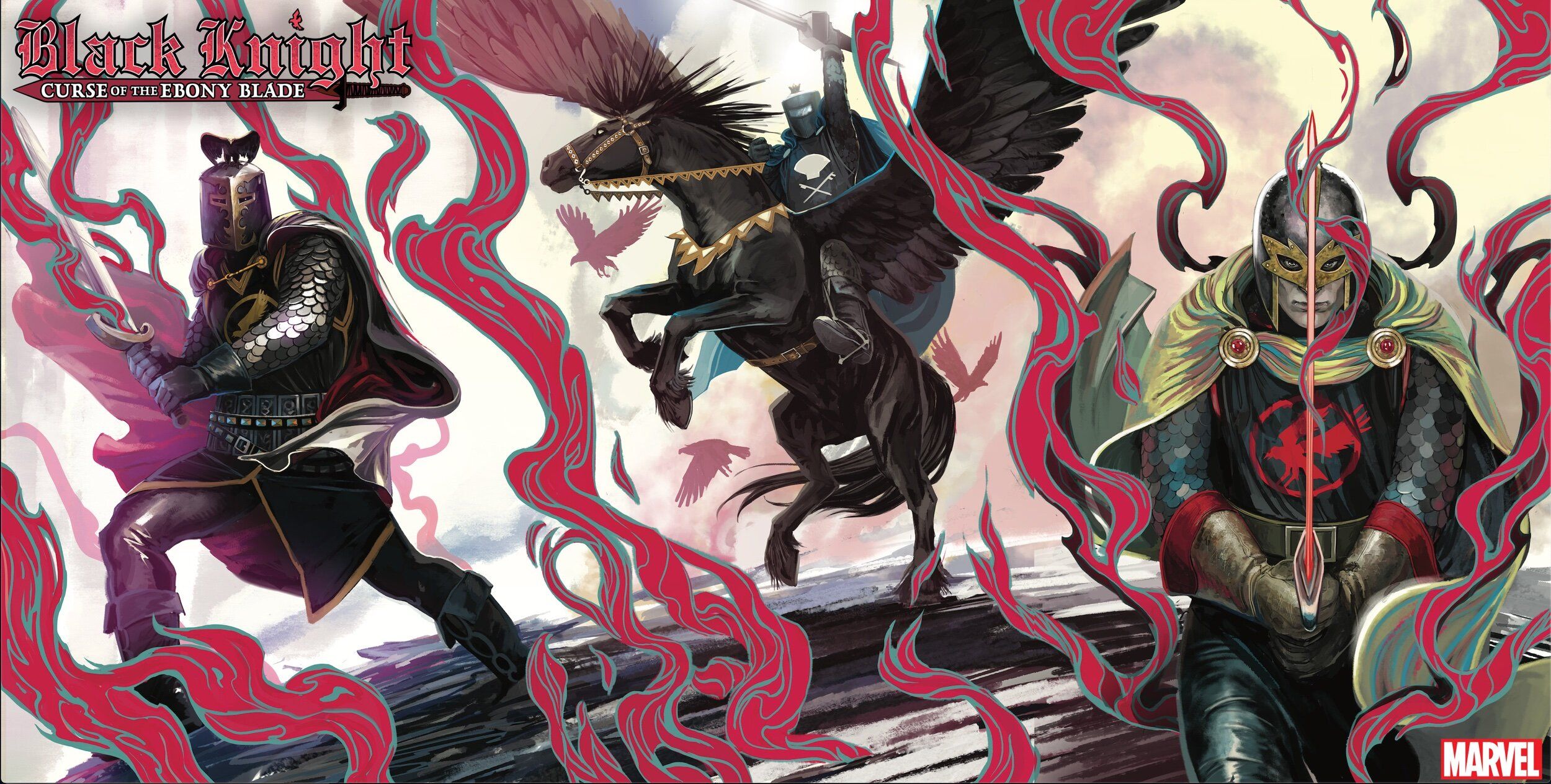 2500x1264 MARVEL UNVEILS BLACK KNIGHT VARIANT COVERS BY STEPHANIE HANS