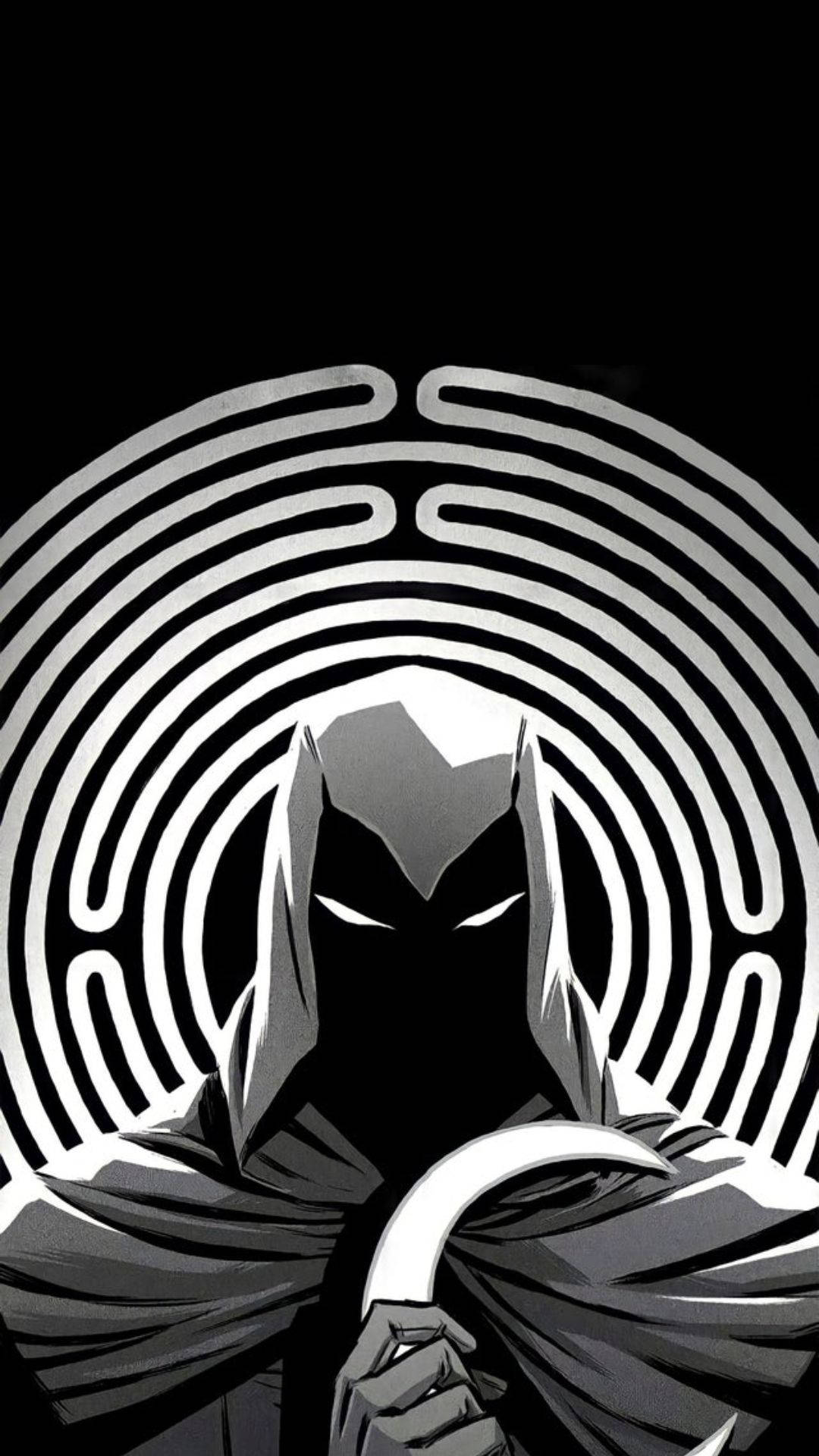 1080x1920 Download Marvel Fictional Character Moon Knight Phone Wallpaper