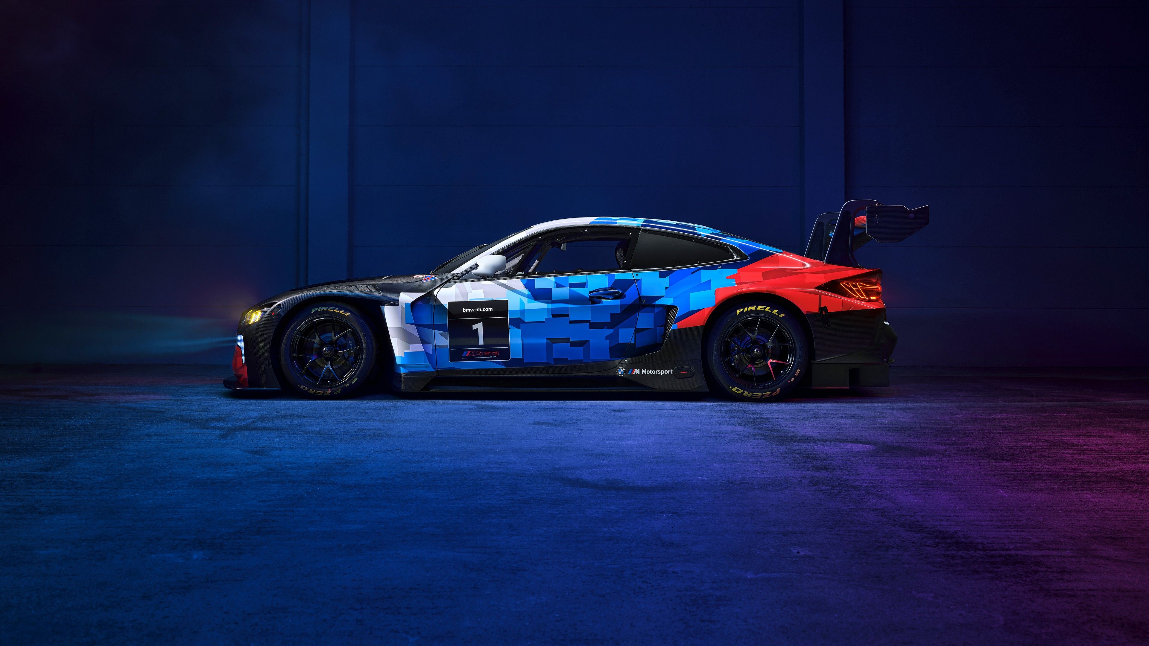3840x2160 BMW M4 GT3 EVO Side 5K Wallpaper Car Wallpaper