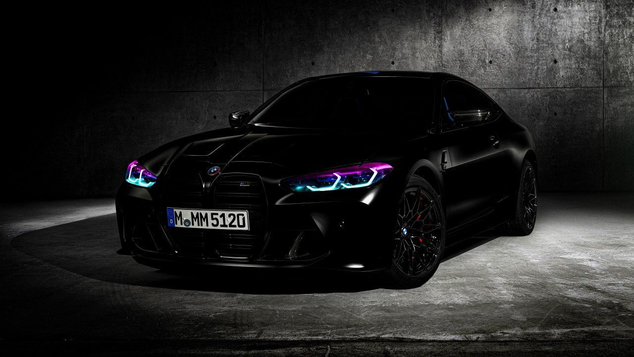 1280x720 Blacked Out BMW M4 2021 4K Wallpaper
