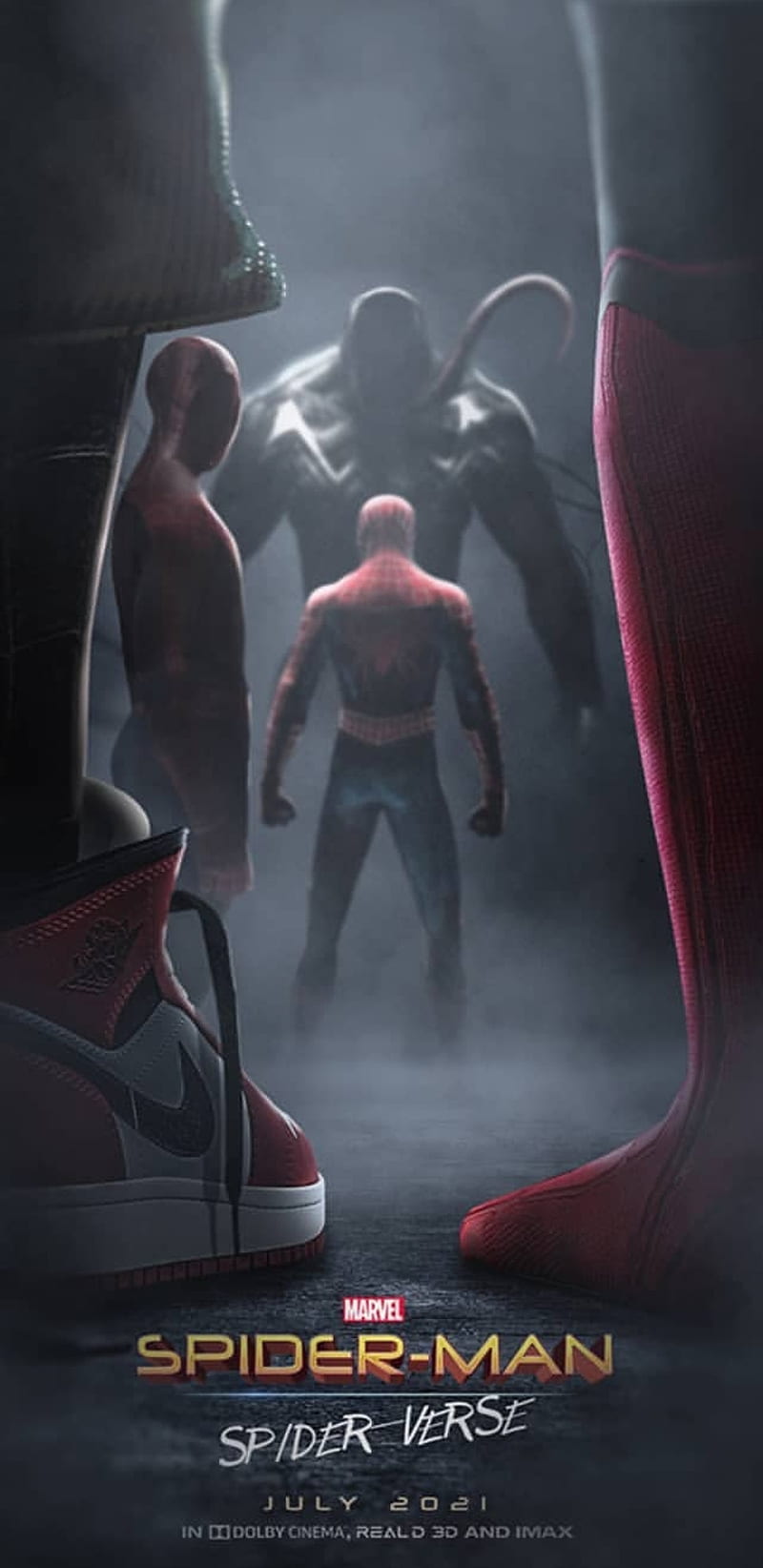 800x1644 Spider Verse, Andrew Garfield, Mcu, Spider Man, Spiderverse, Spidey, Tobey Maguire, HD Phone Wallpaper