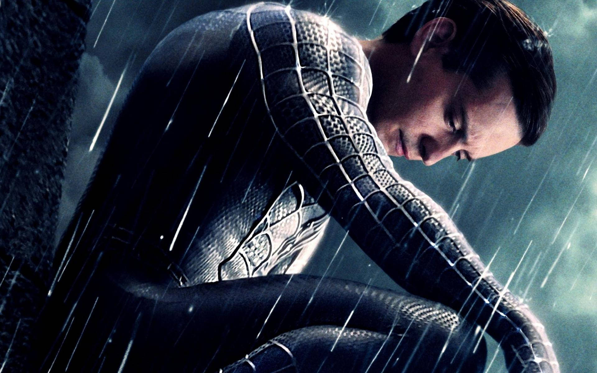 1920x1200 Download Rain Spider Man Tobey Wallpaper