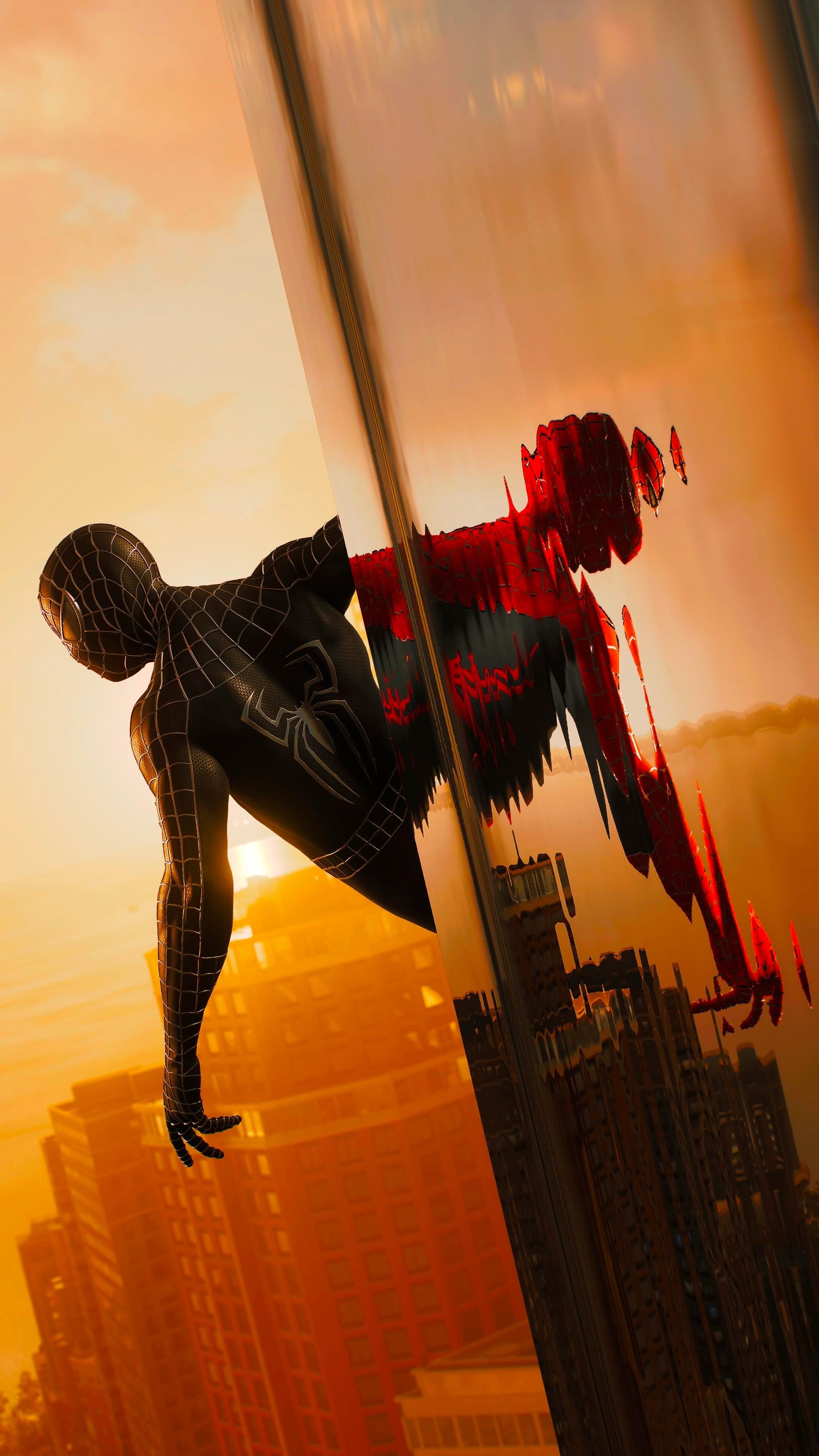 2160x3840 My Attempts At Recreating Tobey Maguire's Spider Man Movie Posters In Spider Man 2 PS5