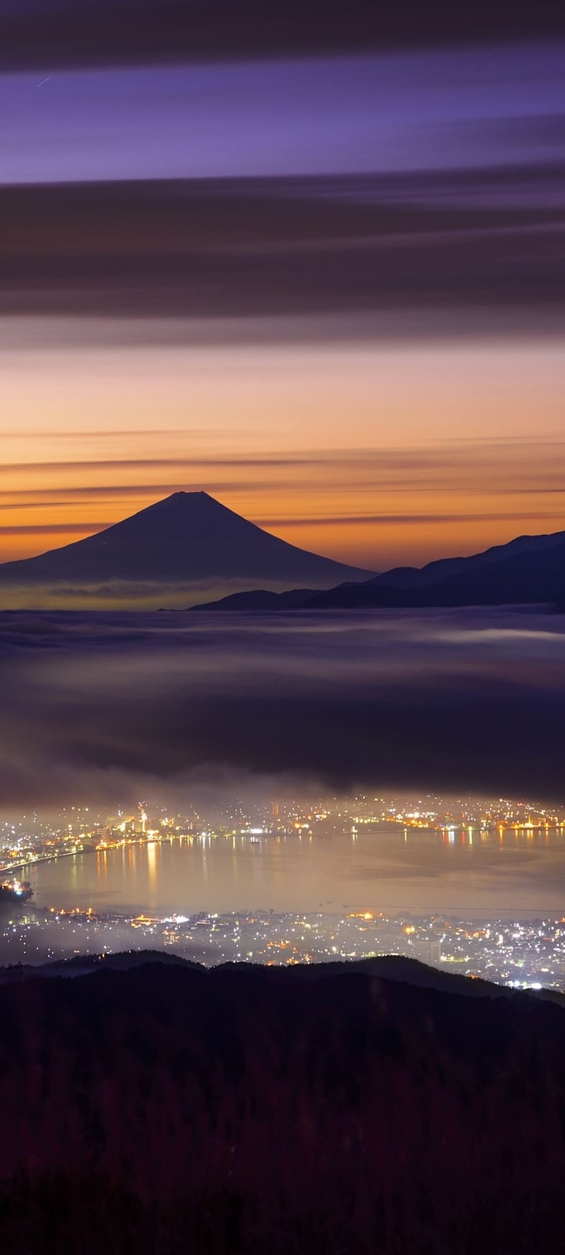 800x1778 Mount Fuji Japan graphy Night Resolution, Nature, , and Background, 1080x2400 Japan, HD phone wallpaper