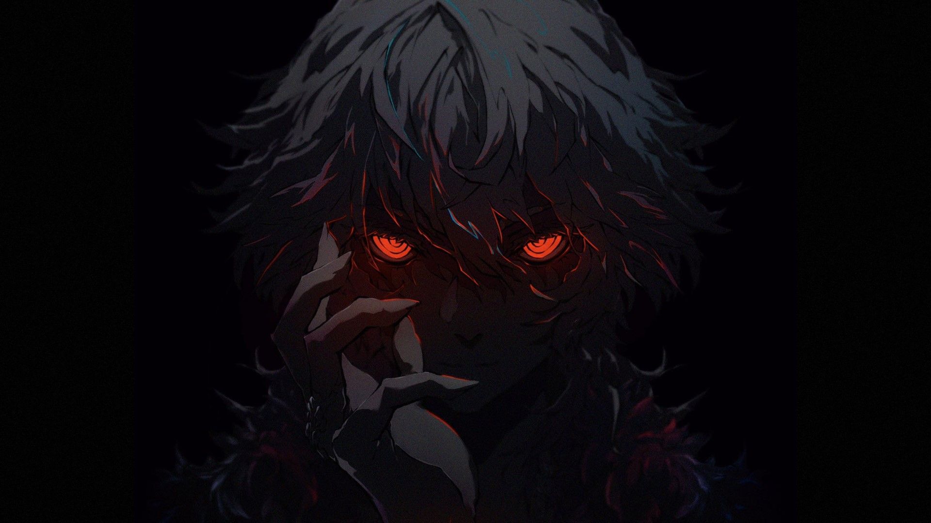 1920x1080 Black Eye Anime Wallpaper