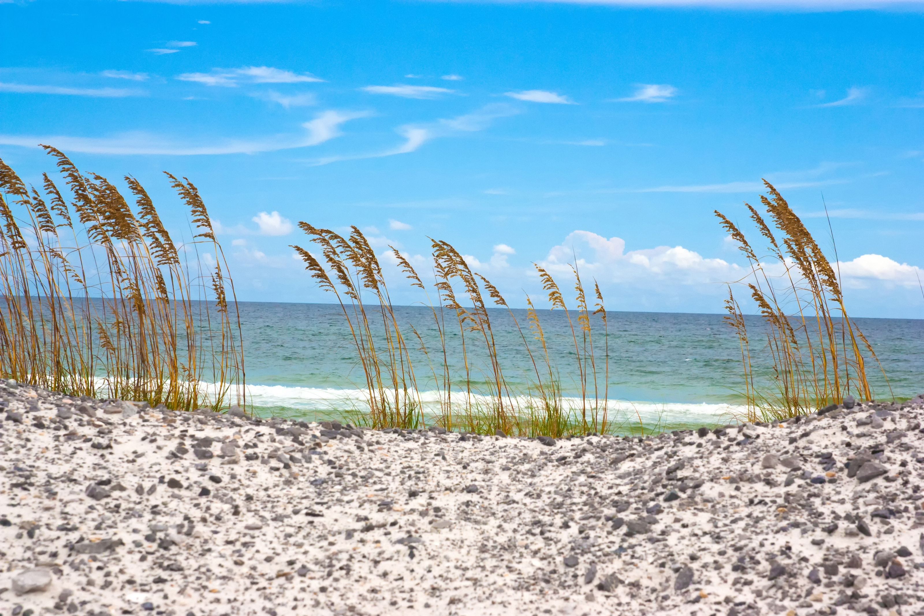 3200x2133 A Beach Off Of The Emerald Coast Wall Mural