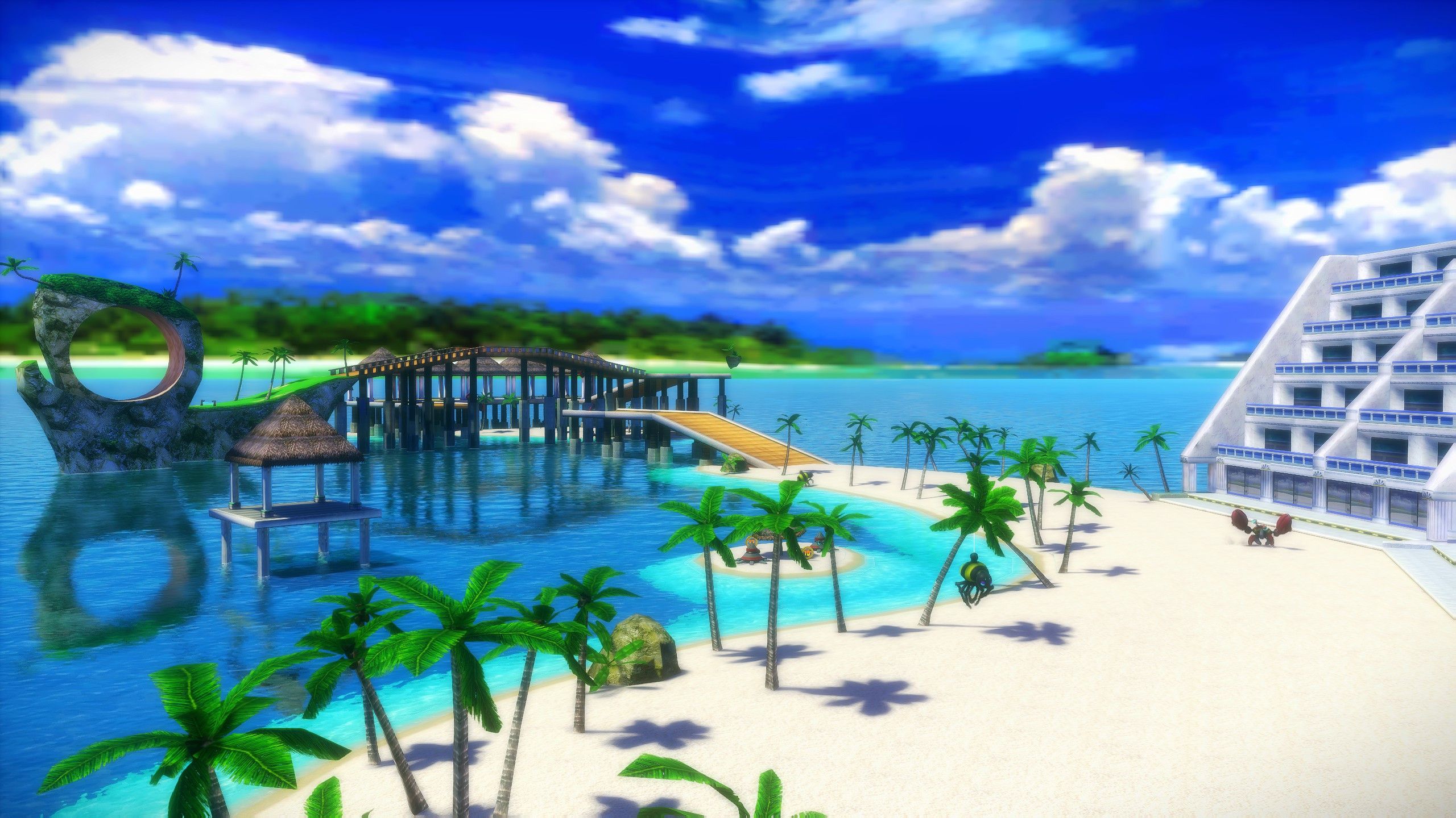 2560x1440 Emerald Coast: Definitive Edition Mod for Sonic Frontiers
