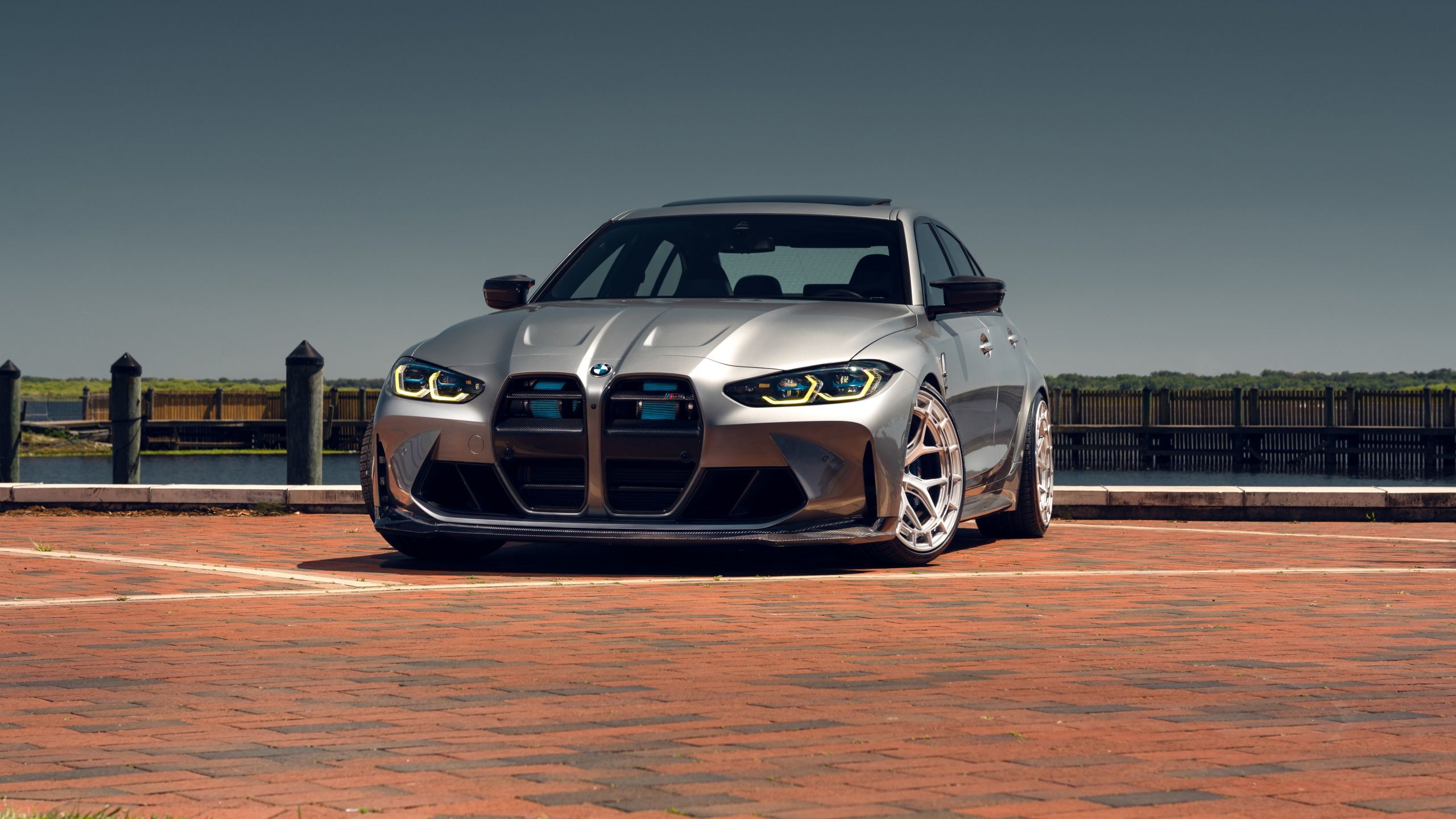 2560x1440 BMW M3 Wallpaper 4K, Grey