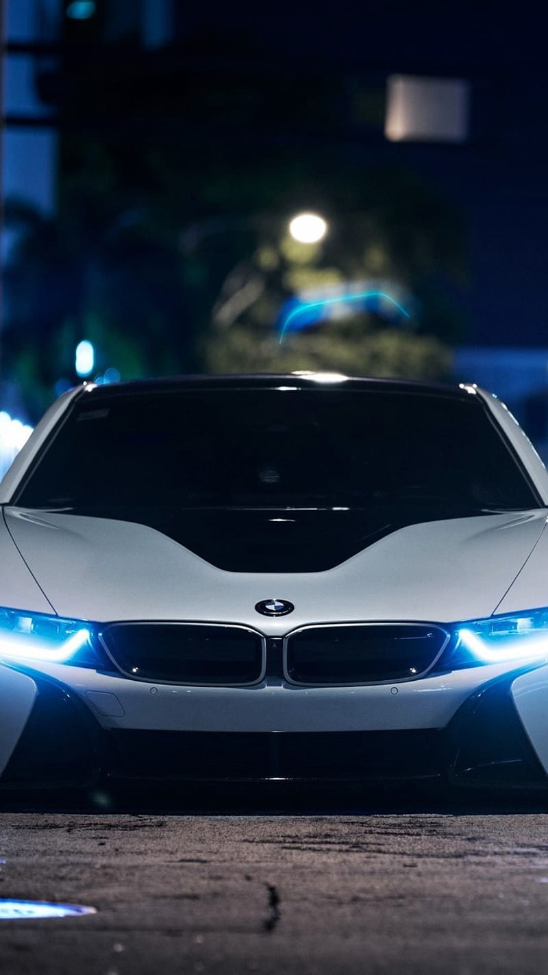 800x1422 White BMW, car, HD phone wallpaper
