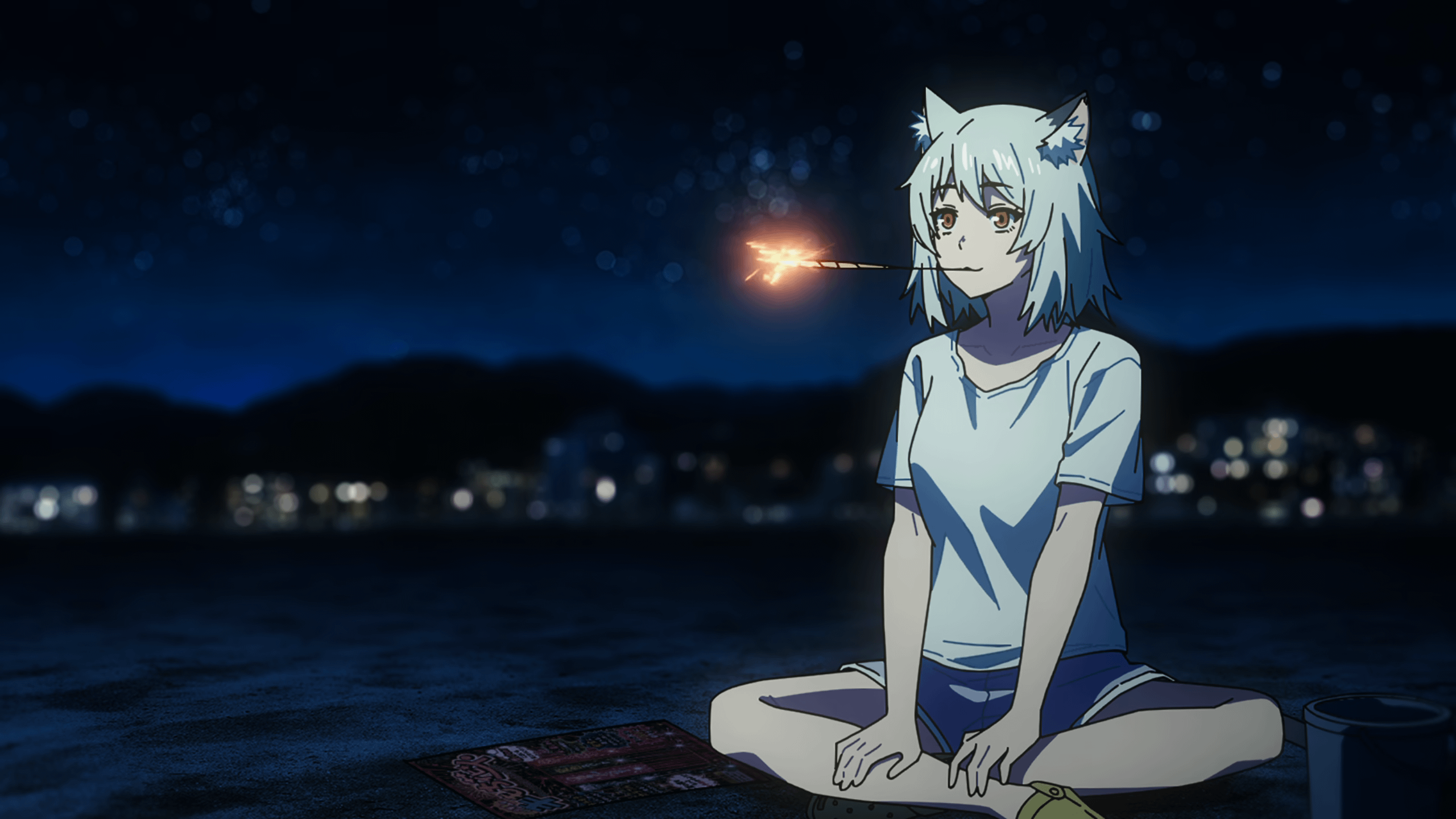 2560x1440 Penpen neko is literally a homless person, which means Yani neko is the type of person to hang out with and shelter the homless