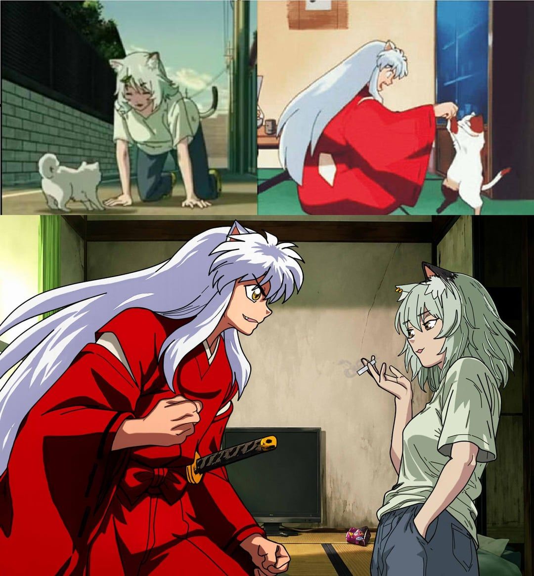 1080x1166 Inuyasha X Yani Neko What would happen if they met?