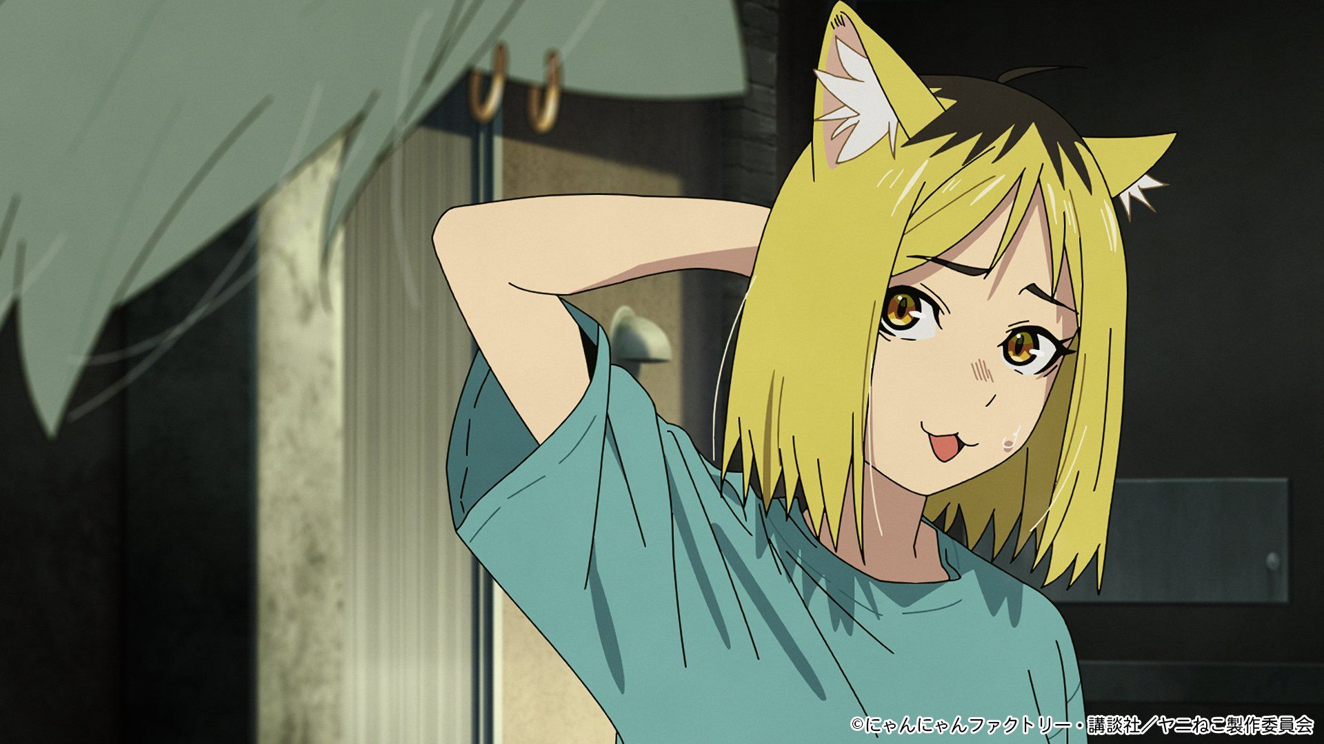 1920x1080 Photos Image Yani Neko Goes To Beg A Cigarette From Her Neighbor And Junior, Yaku Neko. Synopsis And Preview Screenshots Released For Episode 2 Of The Anime Chainsmoker Cat 5th