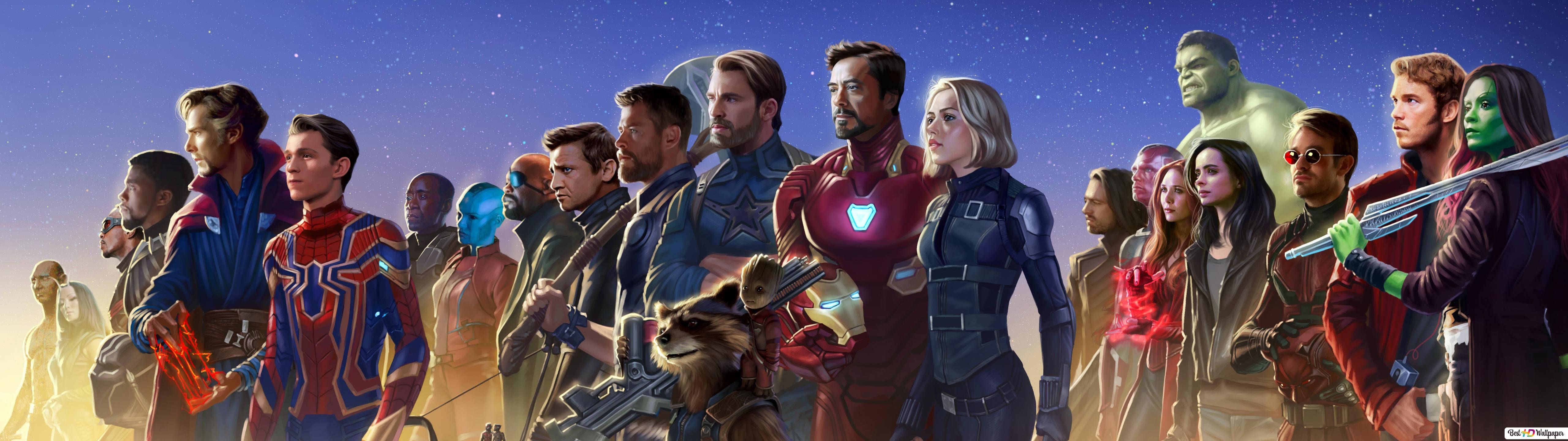 5120x1440 Marvel Wallpaper