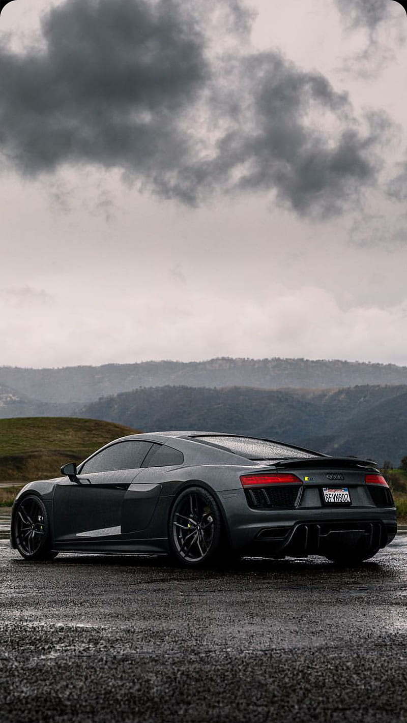 800x1422 Wet Audi R audi, r car, supercar, sports, america, new, rain, HD phone wallpaper