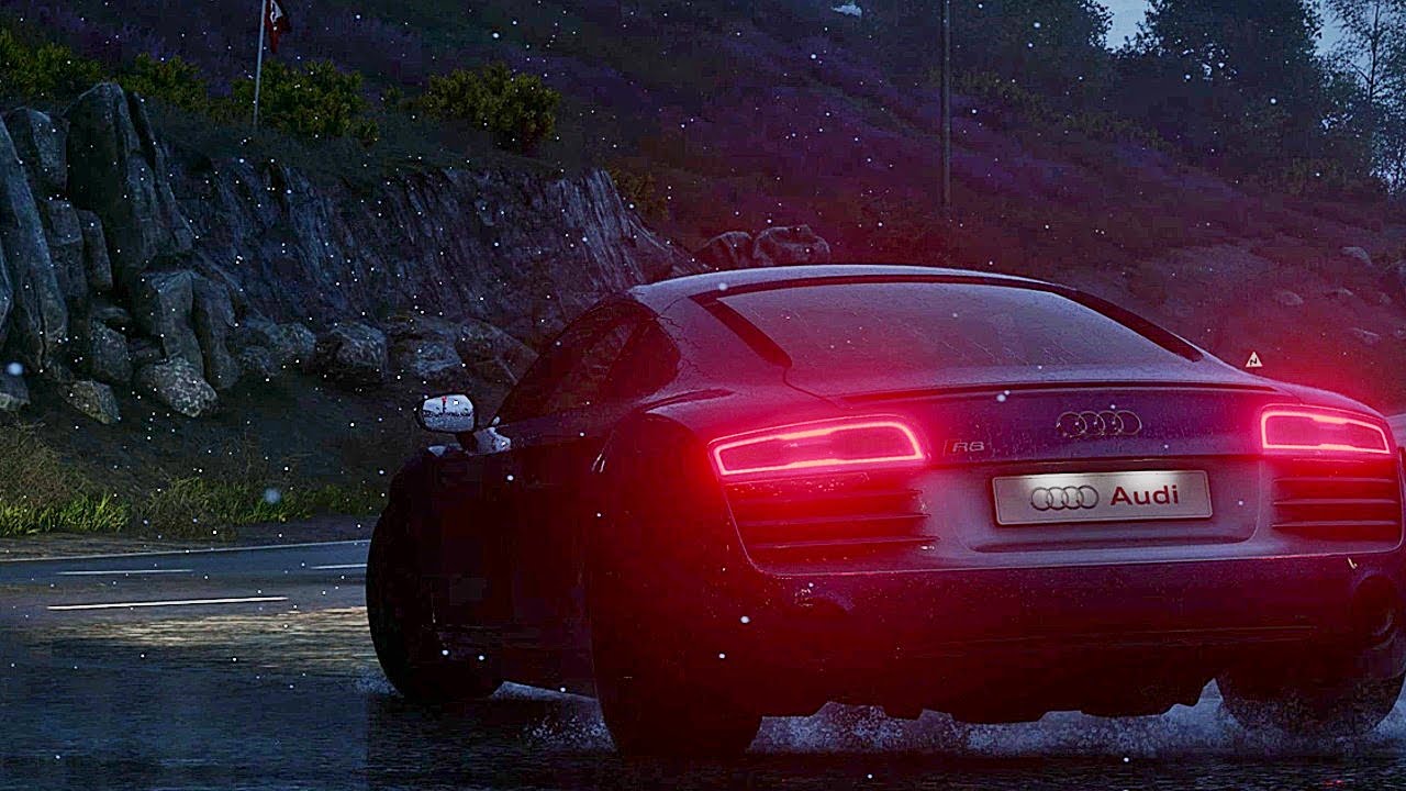 1280x720 DriveClub: Audi R8 V10 Rain Gameplay (PS4) HD 60FPS