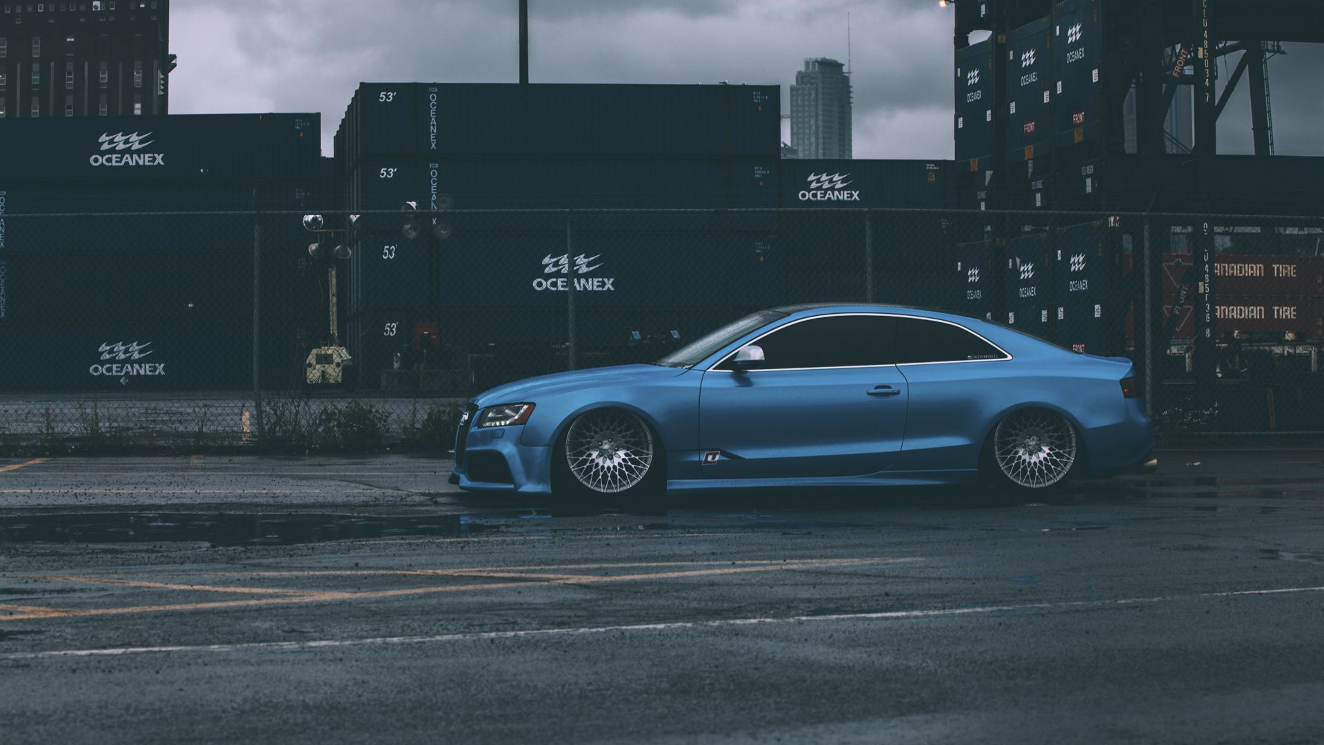 1920x1080 Wallpaper rain, Audi, Audi, rain for mobile and desktop, section audi, resolution 1920x1080