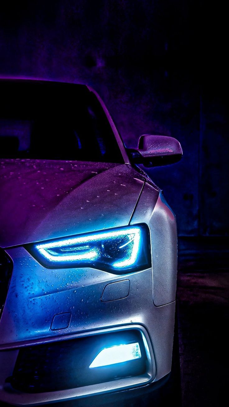736x1308 Wallpaper car, audi, neon, glow, rain, drops, AI 4K by Johnny Fott. Download wallpaper car, audi, neon, glow, rain, drops for free
