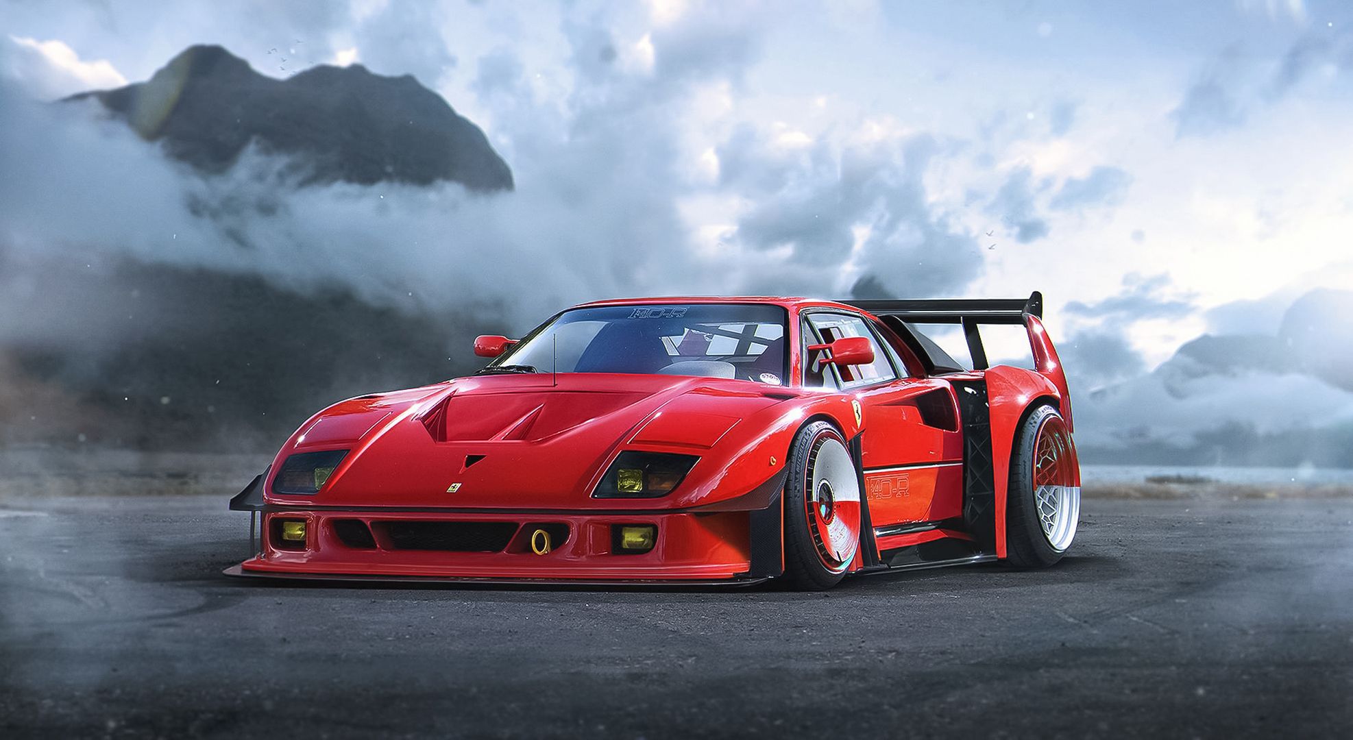 1974x1080 Ferrari F40 Wallpaper