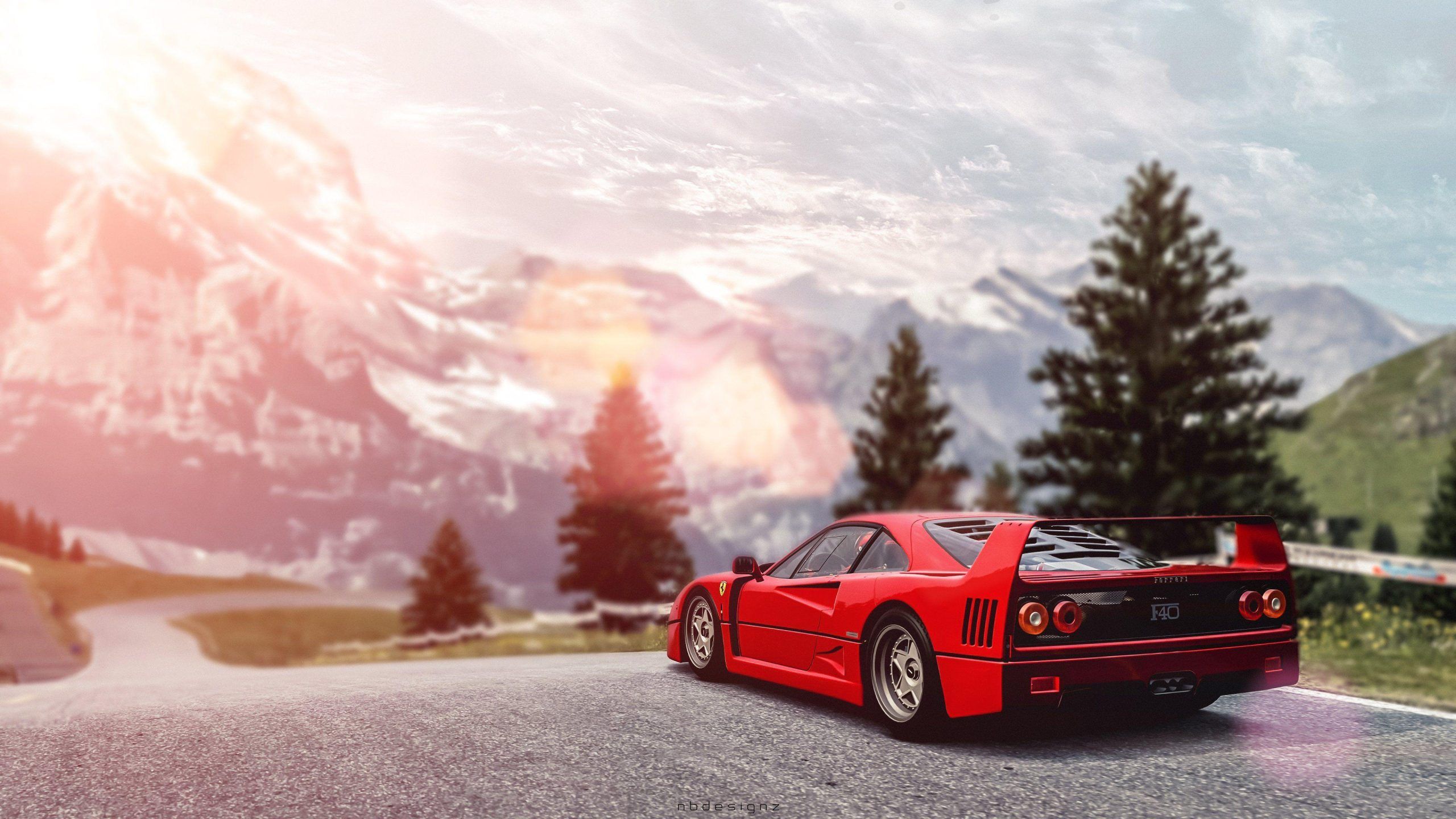 2560x1440 Ferrari F40 Wallpaper