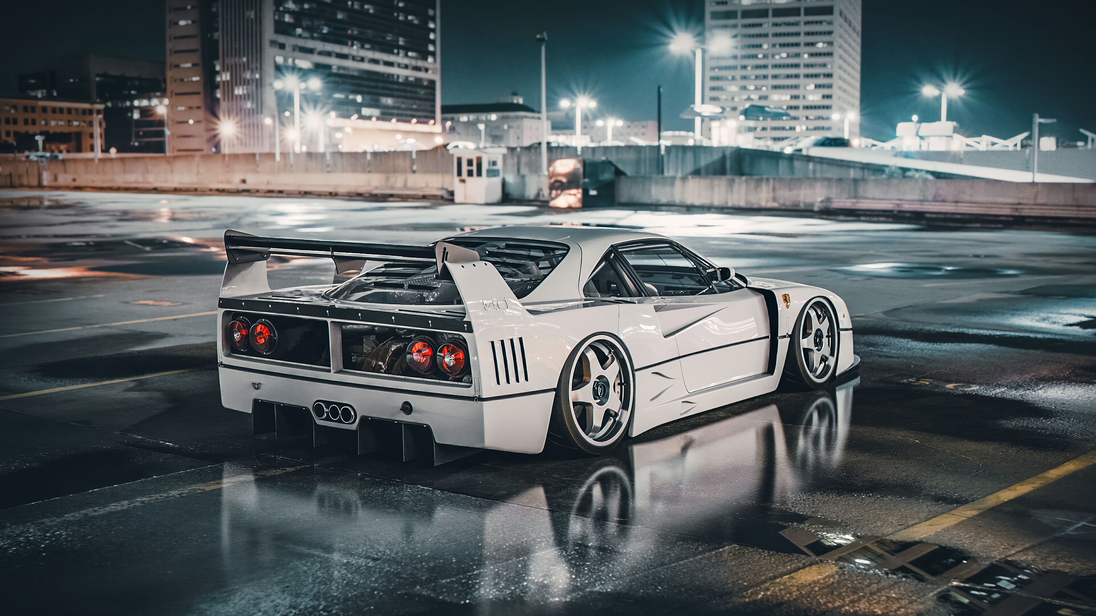 3840x2160 Ferrari F40 Desktop Wallpaper