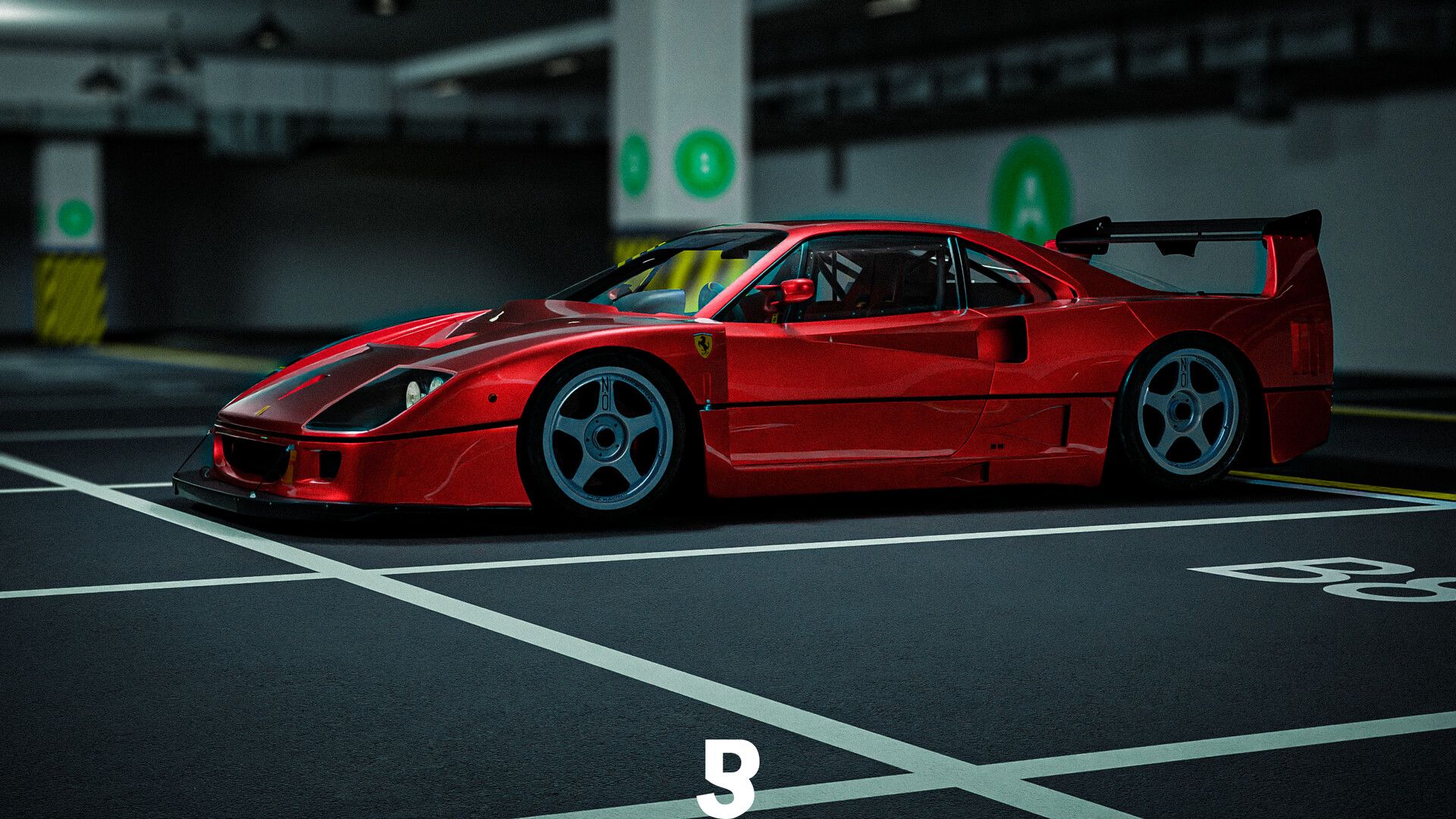 1920x1080 Ferrari F40 Competizione