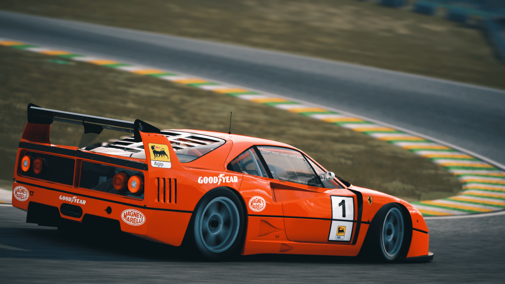 1920x1080 Ferrari F40 Competizione '89 @Interlagos