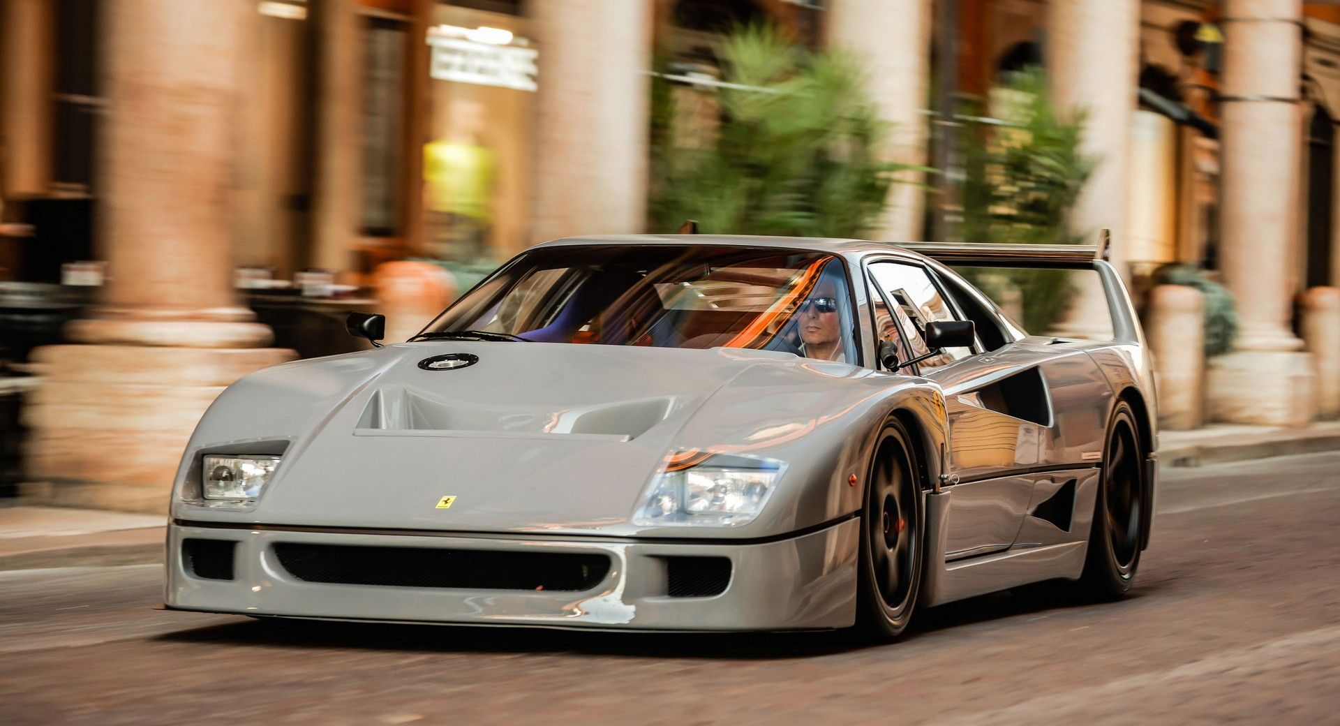 1920x1040 Jaw Dropping Ferrari F40 In Grigio Nardo With Around 000 HP Goes Under The Hammer