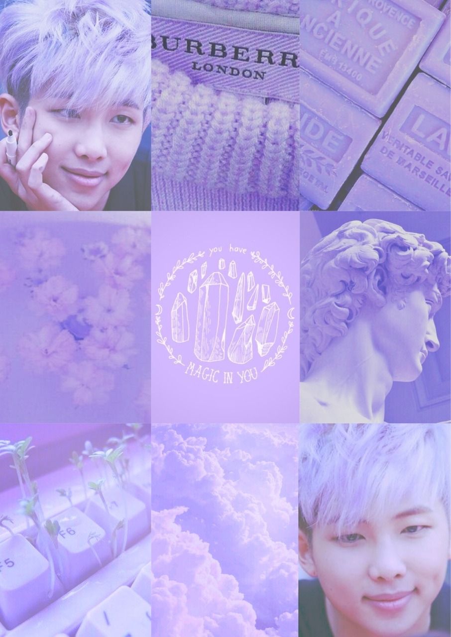 906x1280 Lavender Namjoon aesthetic (wallpaper version) for