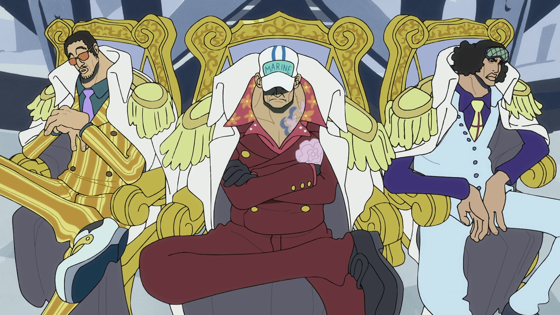 1920x1080 Download Anime One Piece Akainu (One Piece) Kizaru (One Piece) Aokiji (One Piece) HD Wallpaperx1080