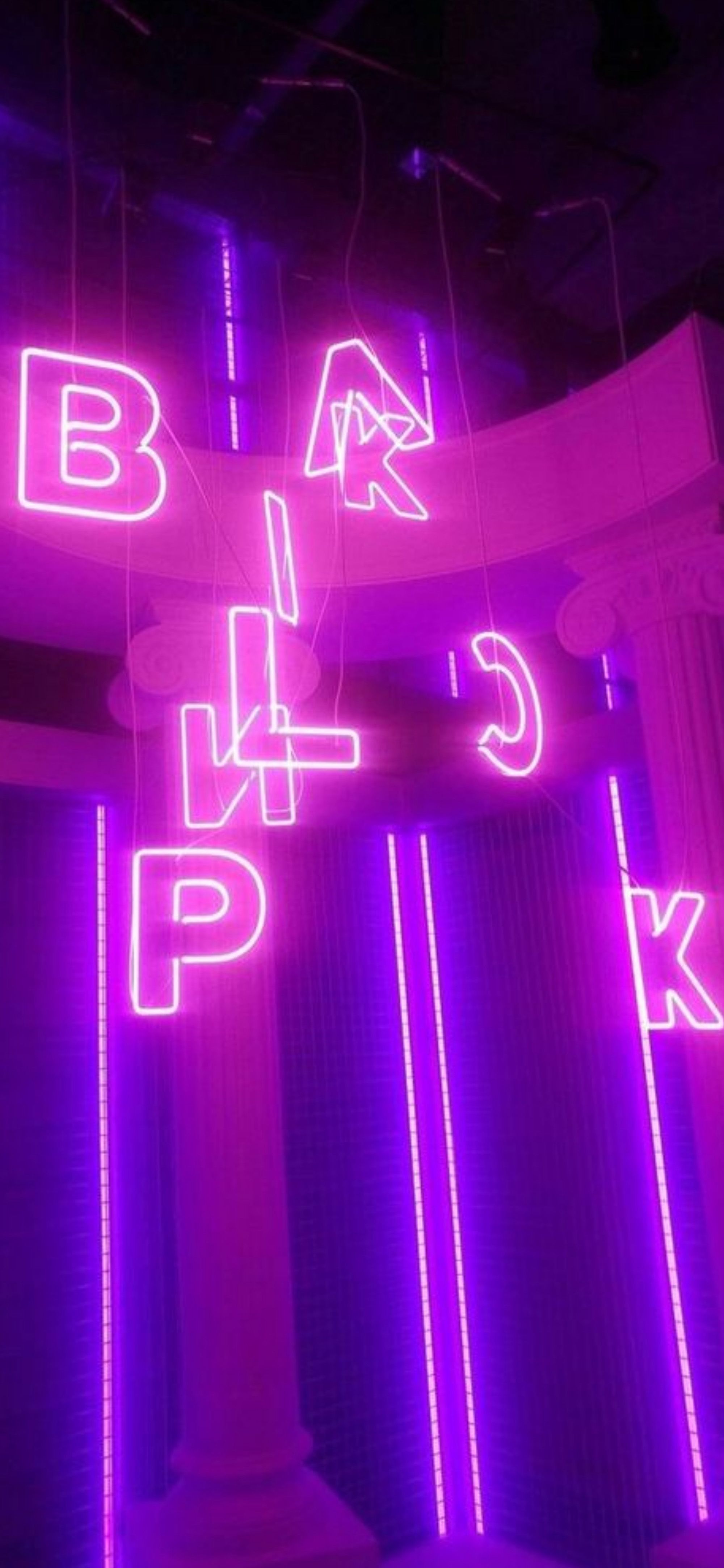 2000x4329 Neon Vibes BlackPink Sign Wallpaper Pop Wallpaper IPhone