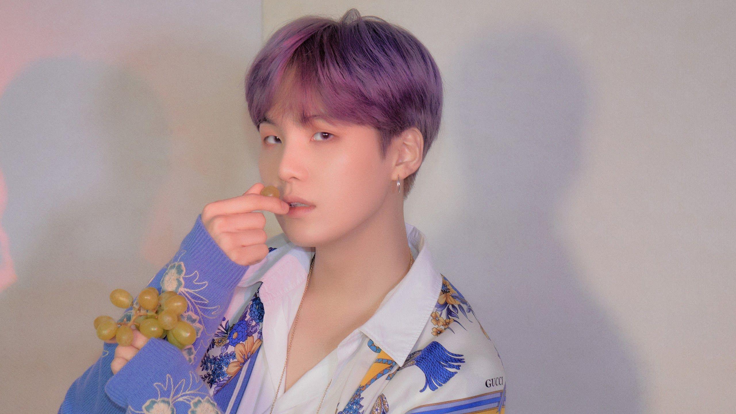 2560x1440 Yoongi Desktop Wallpaper
