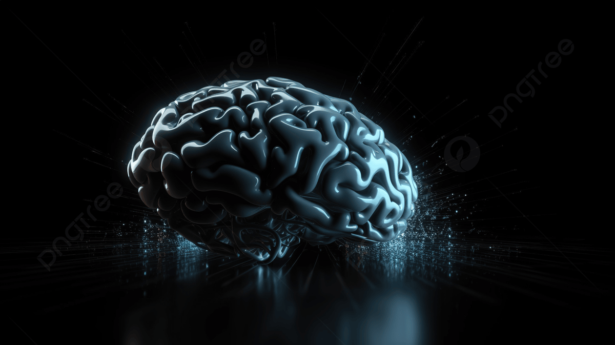 1200x673 Brain In Animation With A Dark Background, 3D Brain Rendering Illustration Template Background The Concept Of Intelligence Brainstorm, HD Photography Photo, Brain Background Image And Wallpaper for Free Download