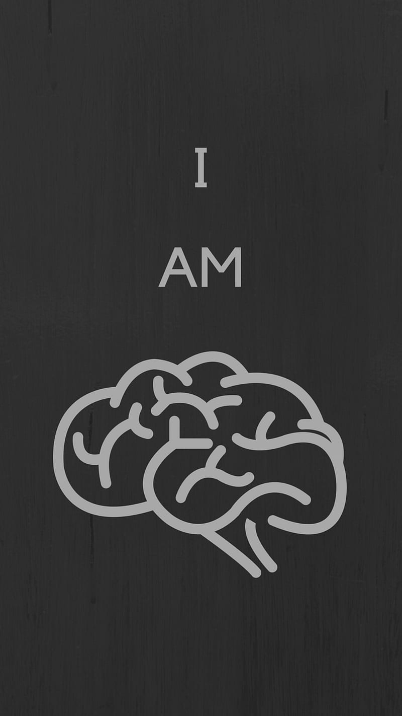 800x1422 I am genius, black, brain, dark, dead, geek, genius, grateful, mistakes, new, HD phone wallpaper