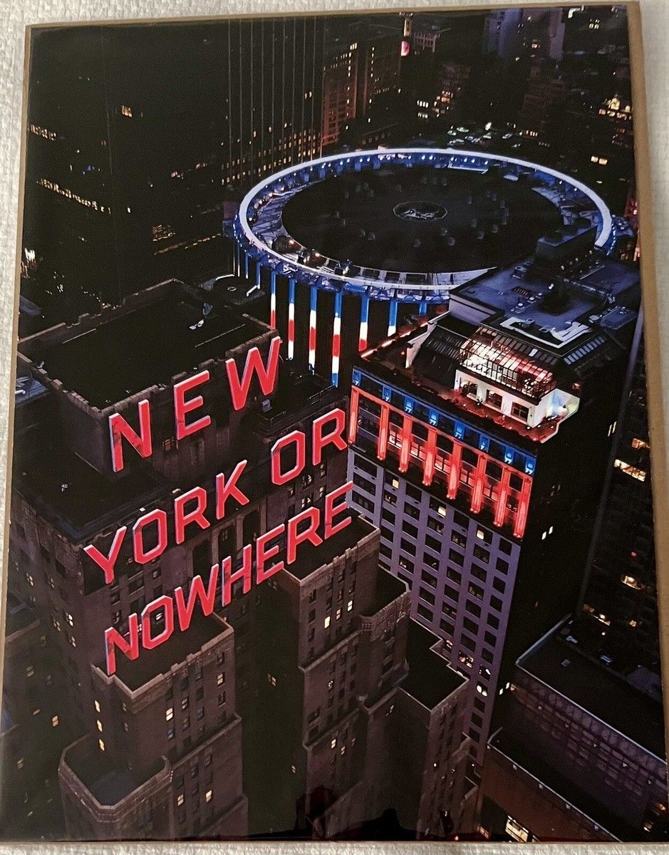 939x1200 NY RANGERS NEW YORK OR NOWHERE 3 ART CARDS MSG PHOTO PRINT NYON HOCKEY