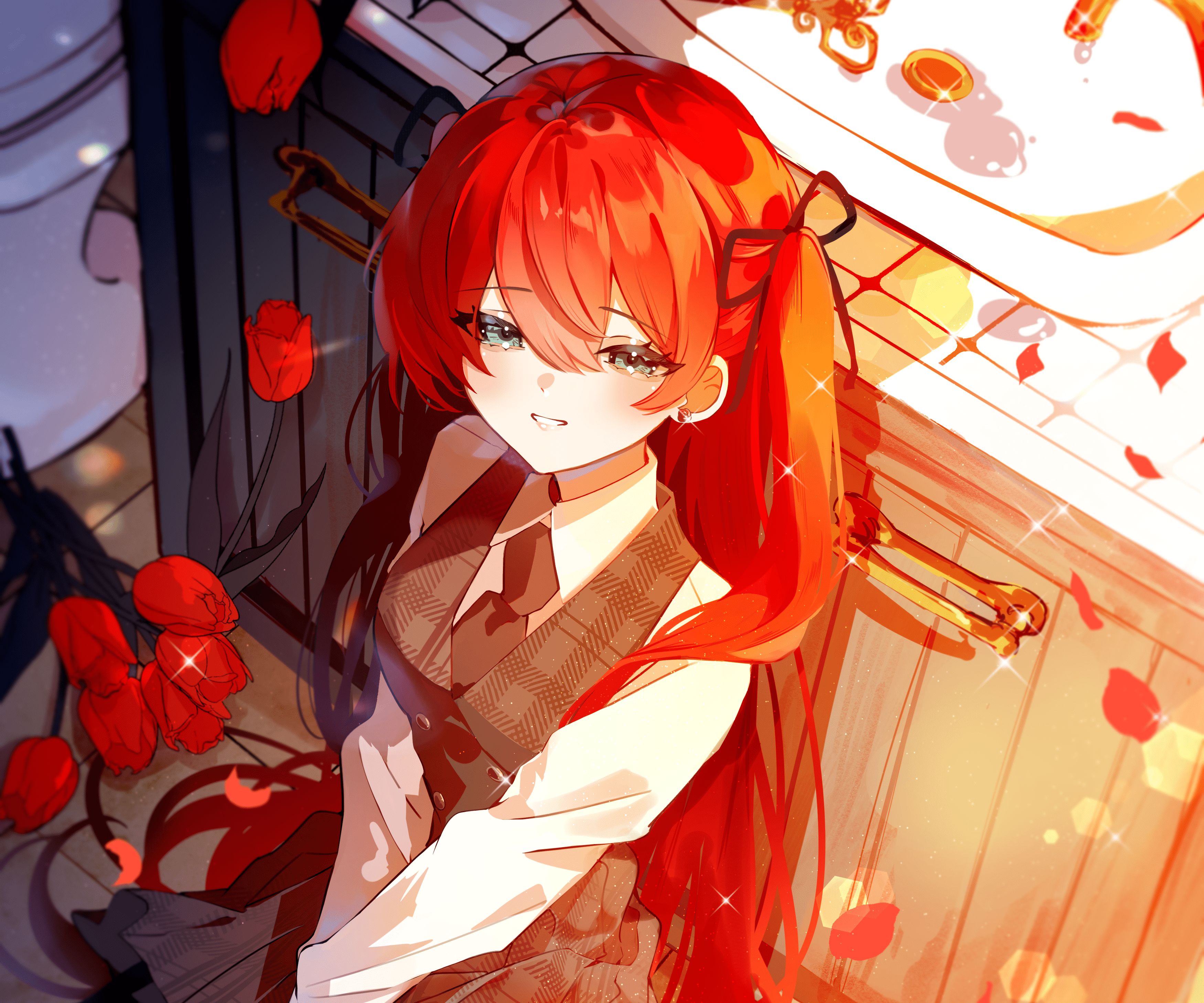 3500x2917 Scarlet Twin Tails